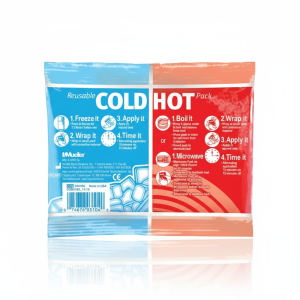 Ice Pack for Injuries, Pack of 2, Cooling or Heating Pad for First Aid